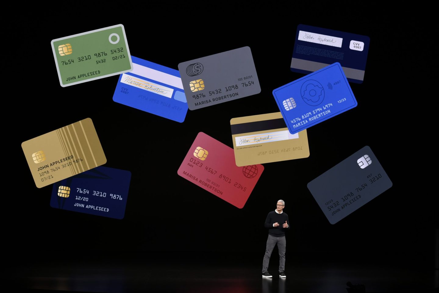 tim cook introduces apple card
