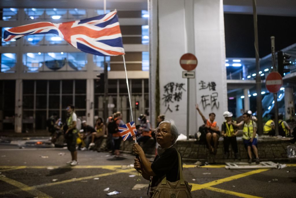 The U.K. government is reportedly concerned one of its Hong Kong consulate staffers has been detained.