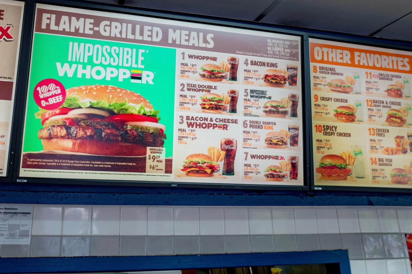 Fast Food Chains Grilling Faux Burgers for Vegans and Flexitarians Face Challenges