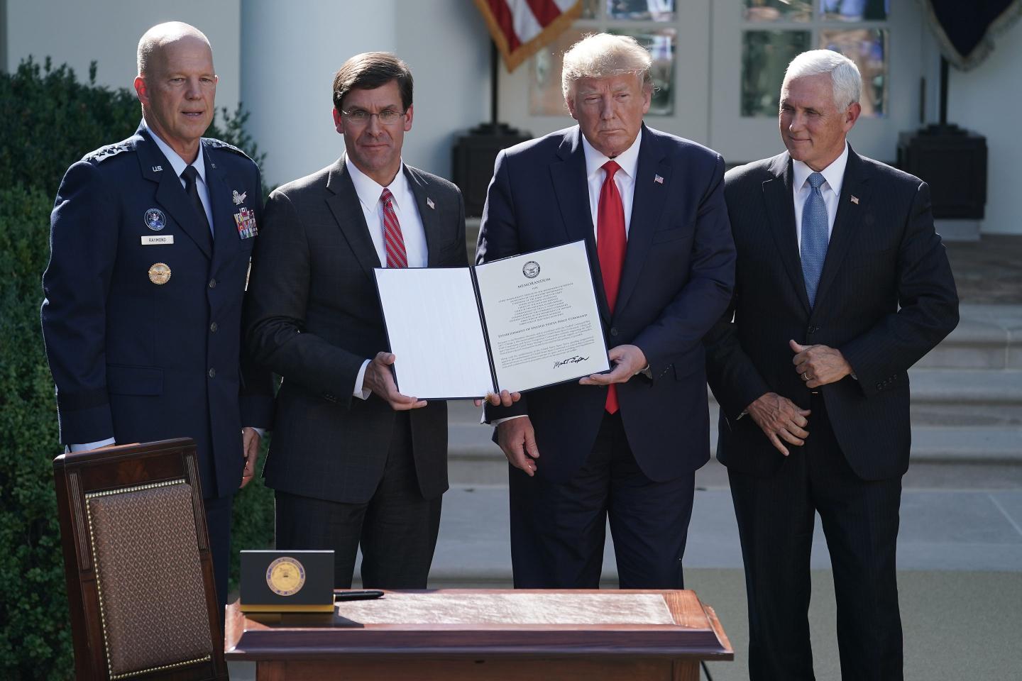 President Donald Trump Announces Establishment Of The U.S. Space Command