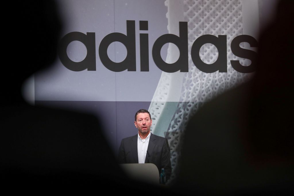 Adidas CEO said a currency war would hurt the brand more than tariffs.
