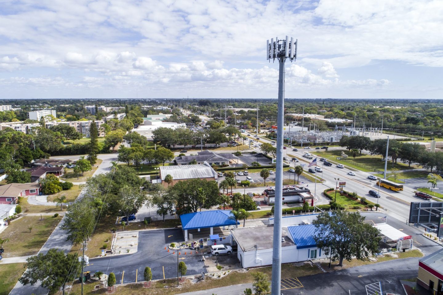 a cellular tower in florida
