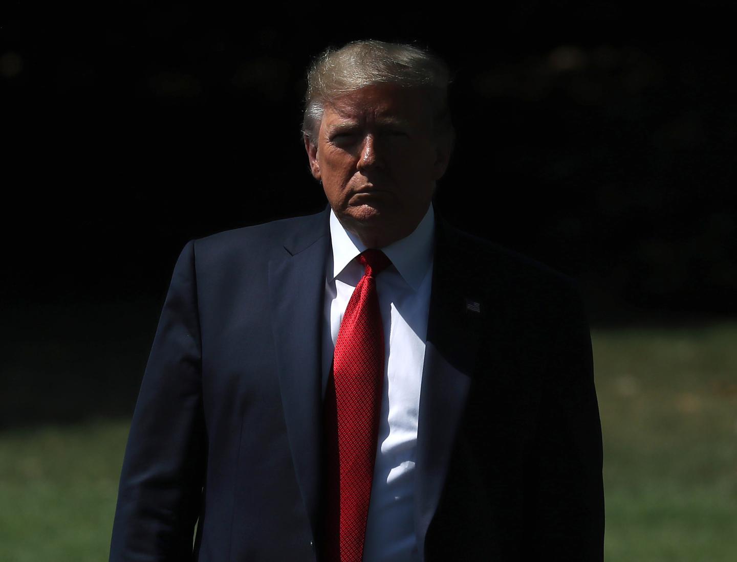 President Donald Trump Departs White House For Kentucky