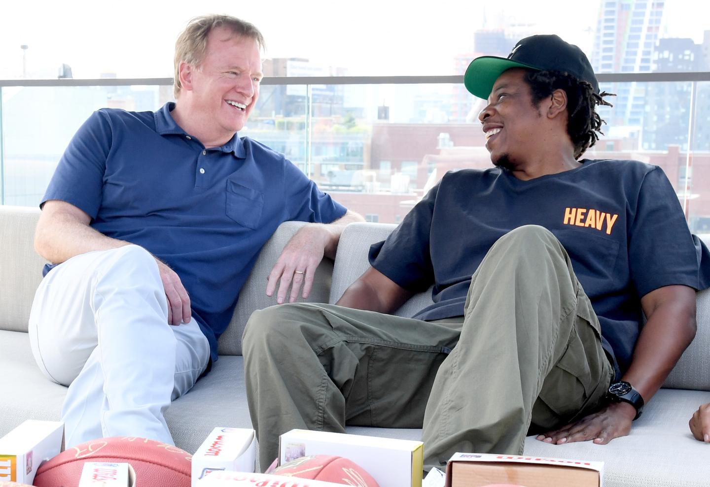 Jay Z and Roger Gooddell