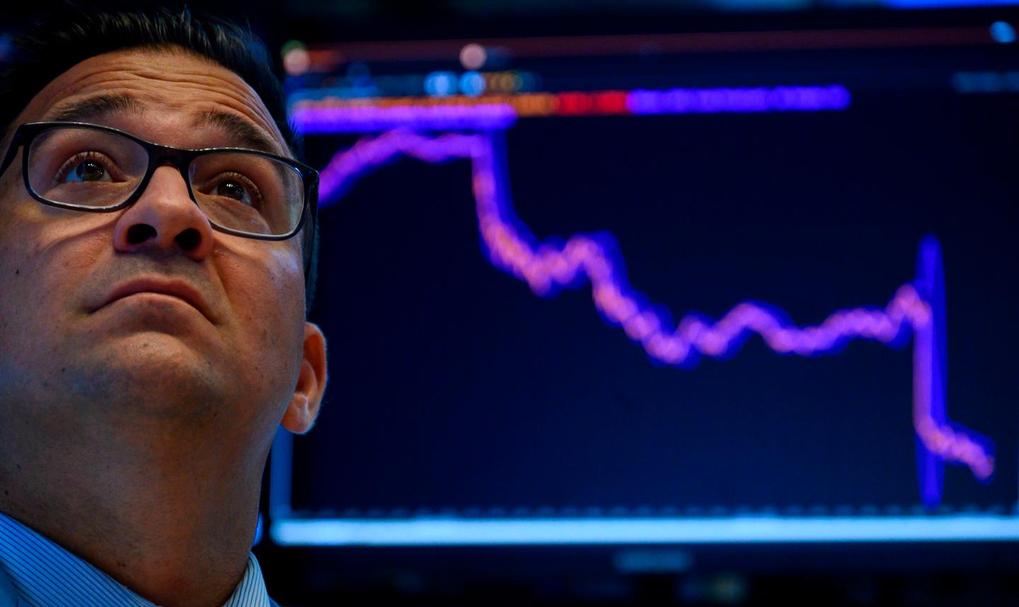 US Market Drop NYSE
