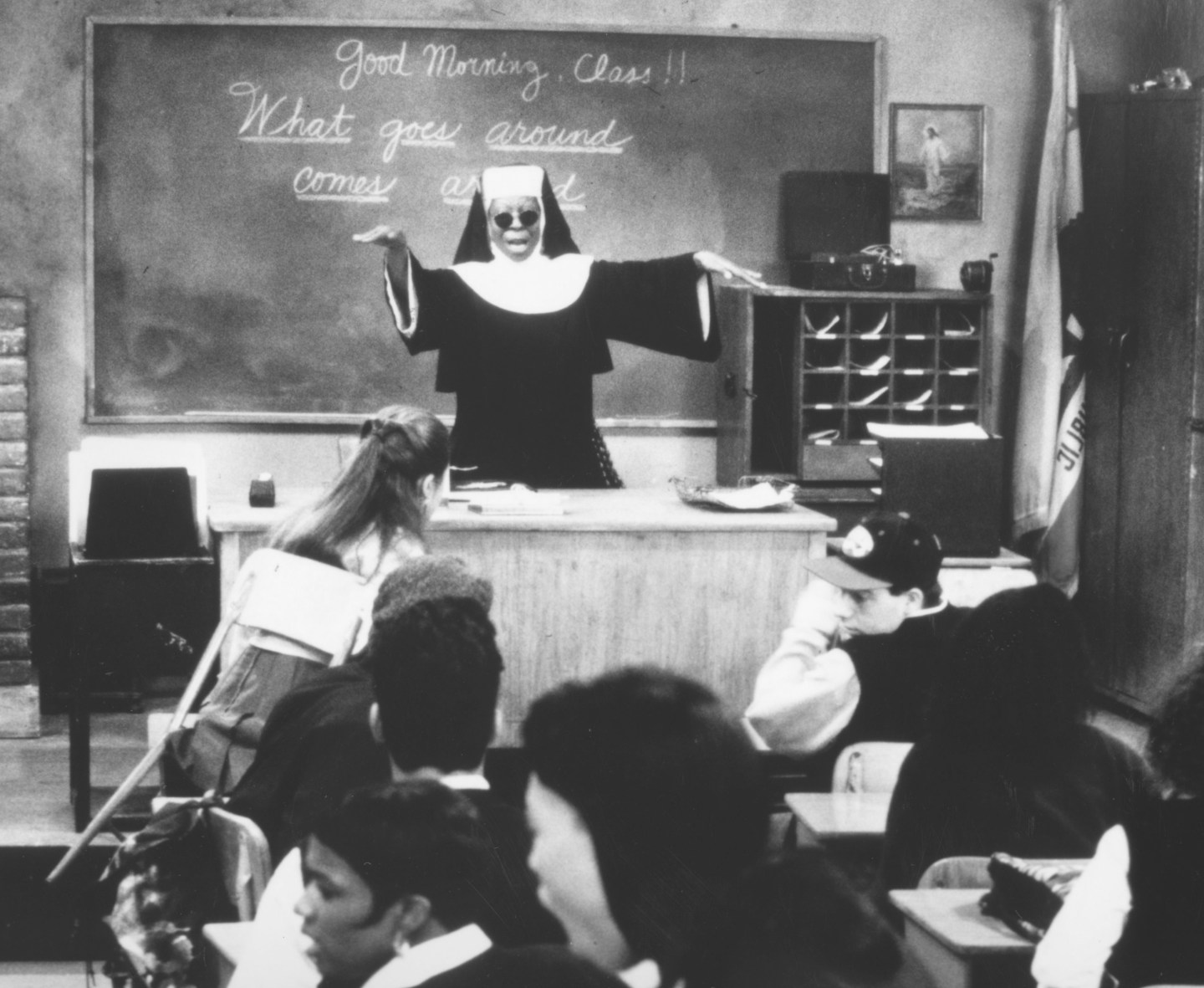 sister act 2 whoopi black and white