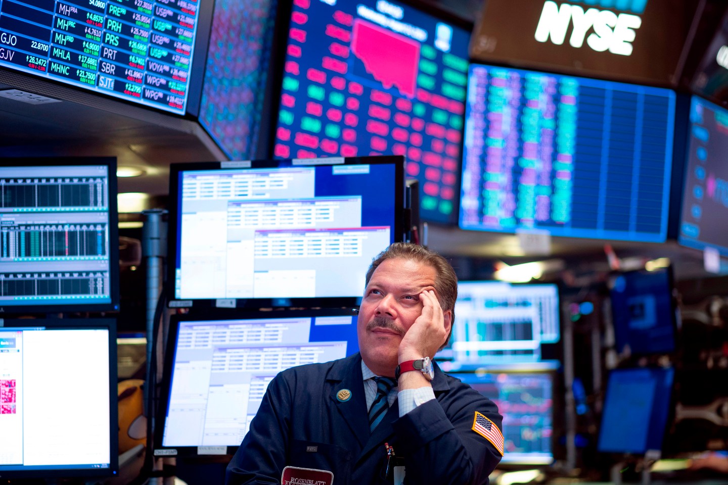 US-stocks-market-trader