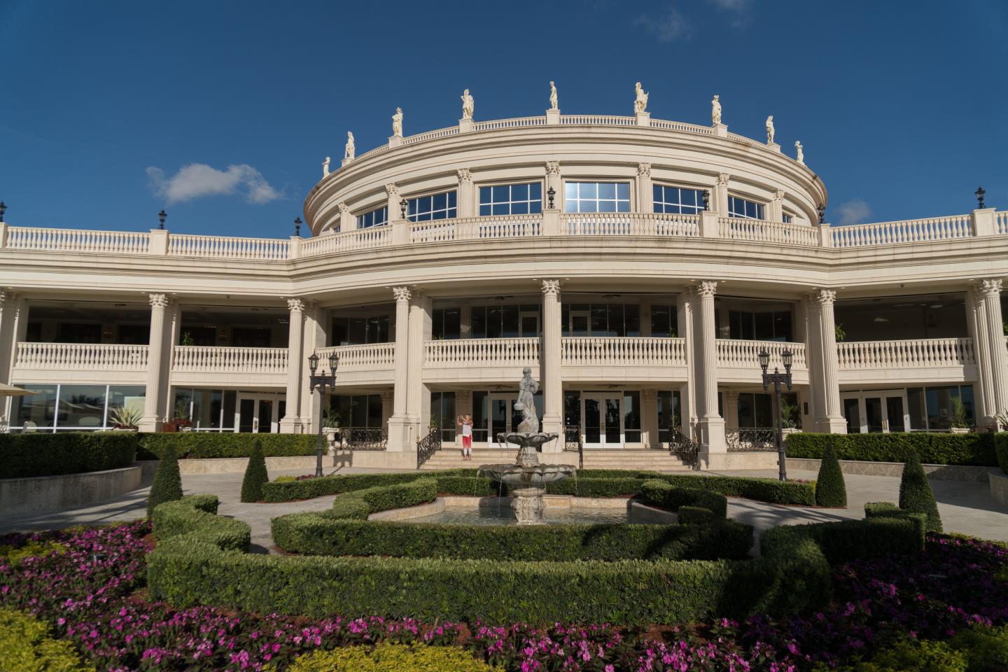 DORAL, FLORIDA, JUNE 24, 2017View of the clubhouse at the Trum