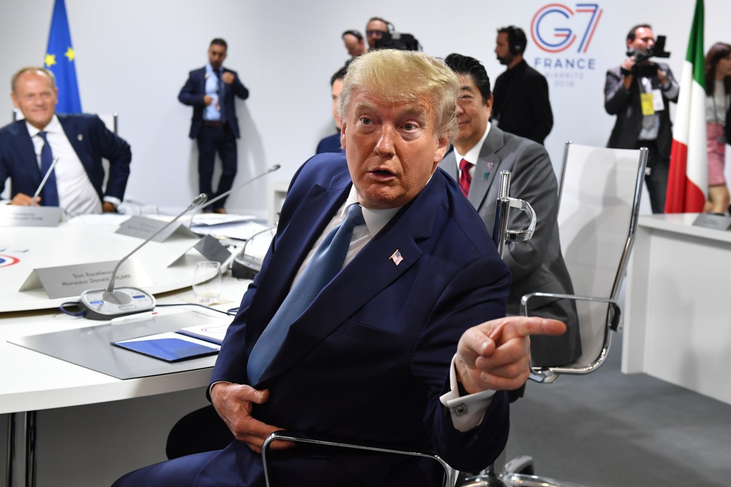 Donald Trump at G7