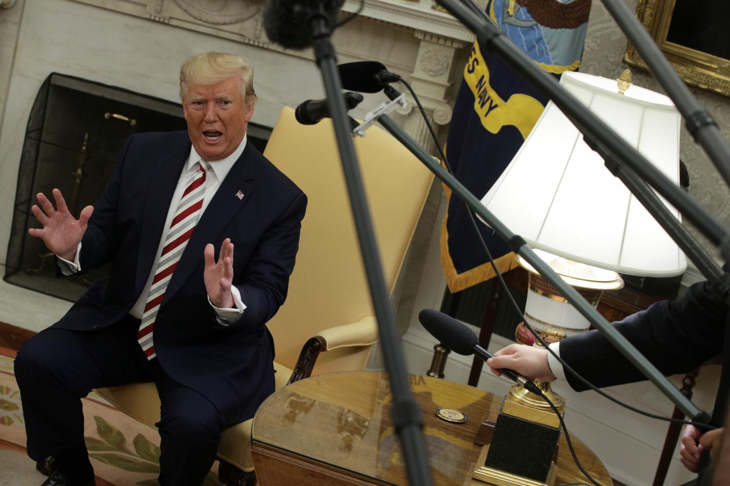 President Donald Trump Meets With Romanian President Klaus Iohannis At The White House