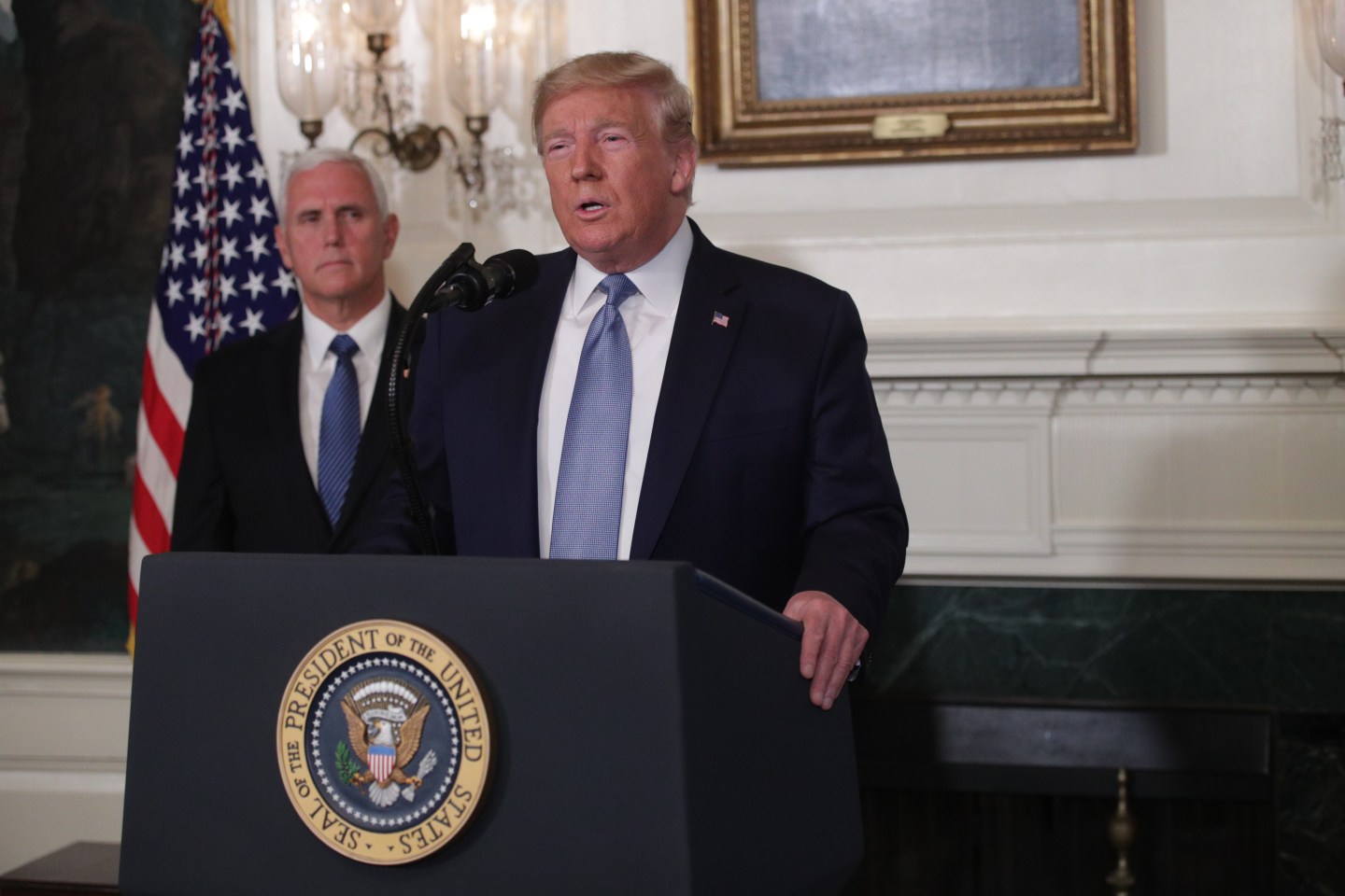 President Trump Delivers Remarks On The Weekend's Mass Shootings