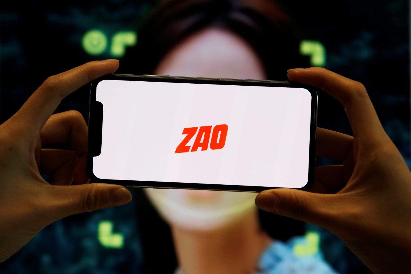 Illustration picture of Chinese app ZAO