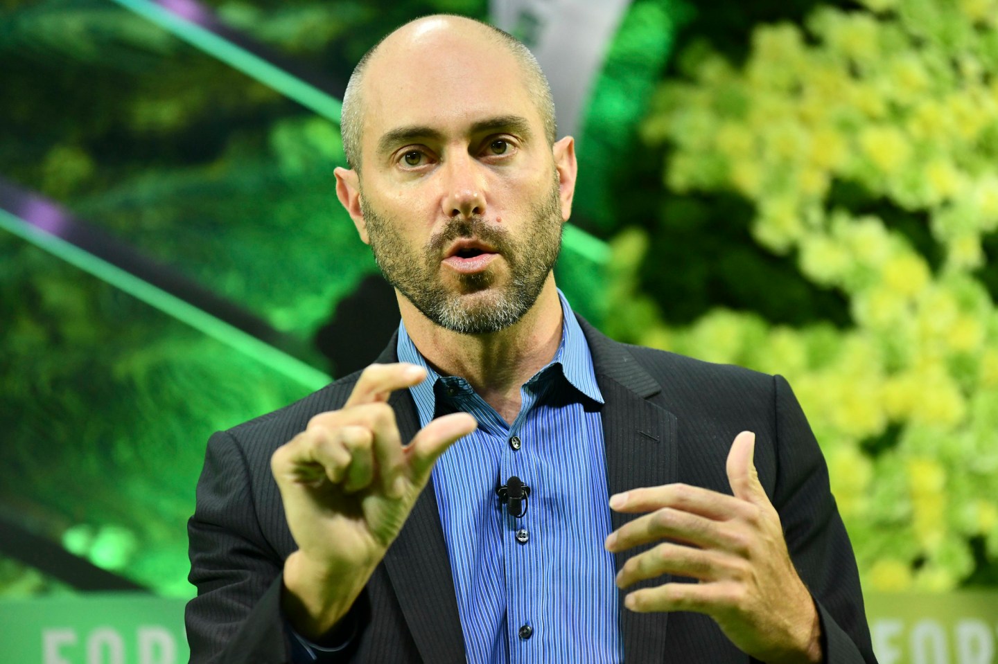 David Rosenberg, CEO of AeroFarms speaks at the Coins2Day Global Sustainability Forum on Thursday, September 5th in Yunnan, China.