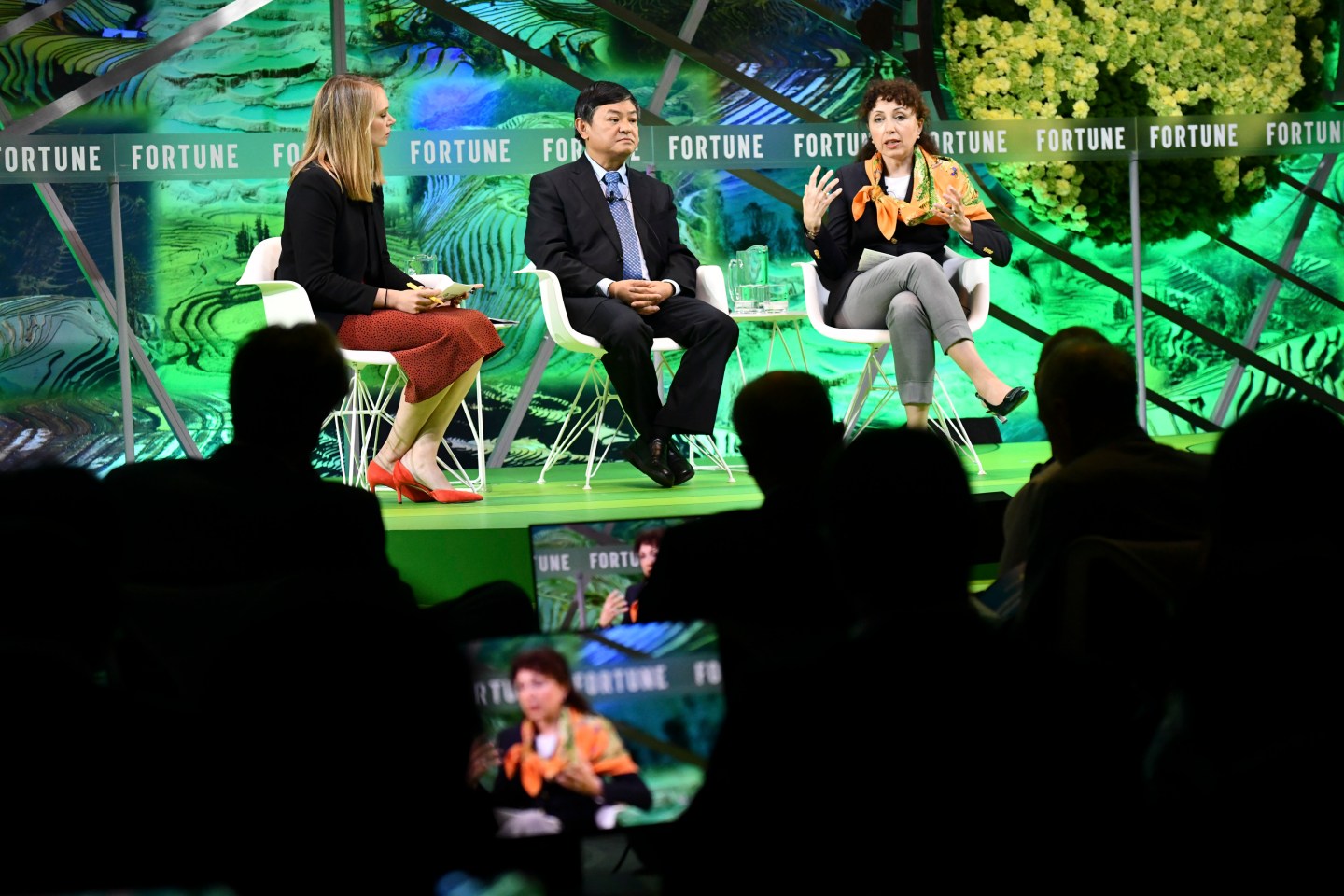 026 Fortune Global Sustainability Forum 2019 Thursday, September 5th, 2019 Yunnan, China 3:15pm-3:40pm BIODIVERSITY AND GREEN DEVELOPMENT Over the past five decades, the world’s population has doubled and the size of the global economy has tripled. But in that same interval, earth lost 100 million hectares of tropical forests, and 90% of its wetlands, according to a United Nations global assessment. Nearly a tenth of the planet’s plants and animals face great danger. Next year, Kunming will host the 15th Conference of the Parties to the Convention on Biological Diversity. Can the international community agree on a plan for preserving global biodiversity? And what should that plan include? Huang Runqiu, Vice Minister of Ecology and Environment, The People’s Republic of China Cristiana Paşca Palmer, Executive Secretary, Convention on Biological Diversity; Assistant Secretary General, United Nations Moderator: Claire Zillman, Editor, FORTUNE Photograph by Stefen Chow/Fortune