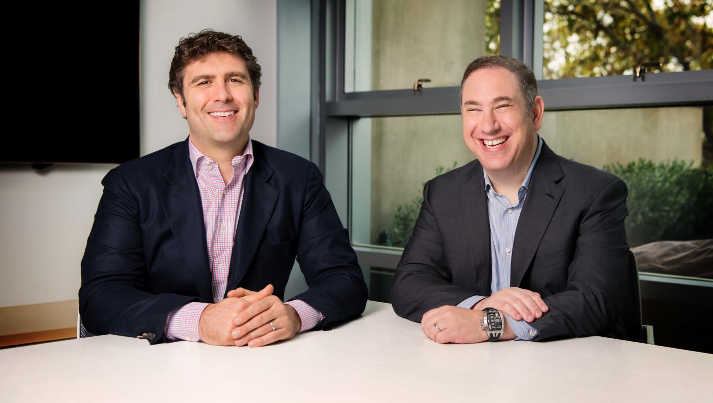 DCVC's managing partners Zack Bogue (left) and Matt Ocko (right)