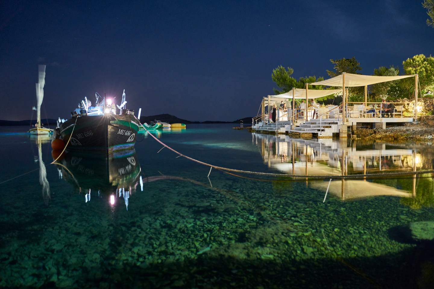 Žut, an island just outside the Kornati National Park, Croatia.