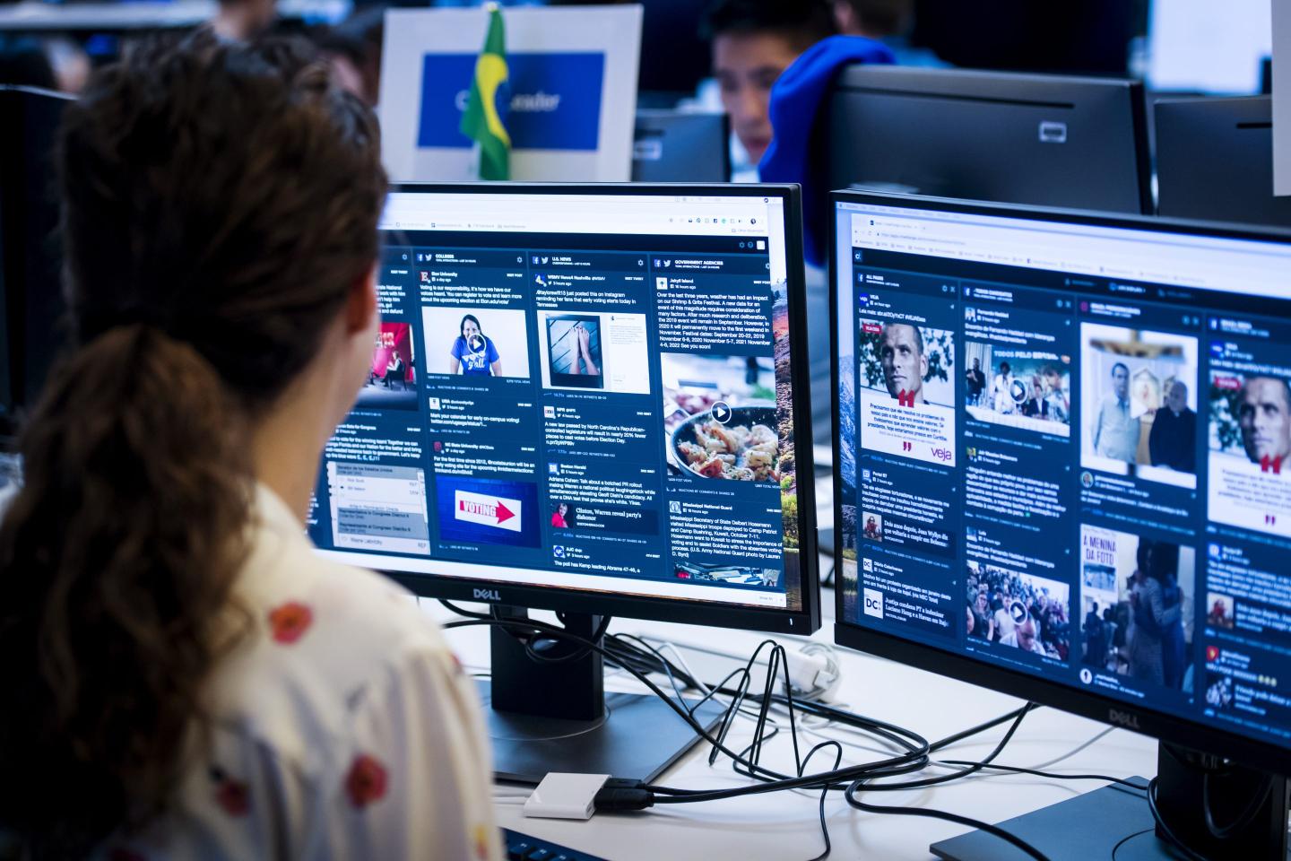 Tour Of Facebook's Elections Integrity War Room