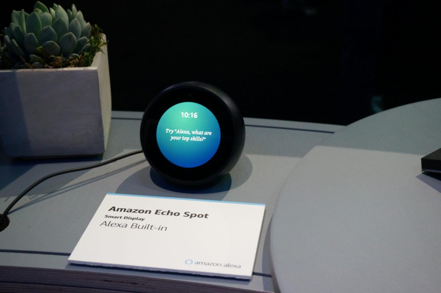 amazon echo spot