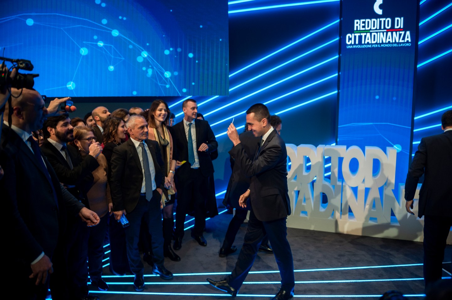 Italian Labor Minister Luigi Di Maio Italian Daily Politics 2019