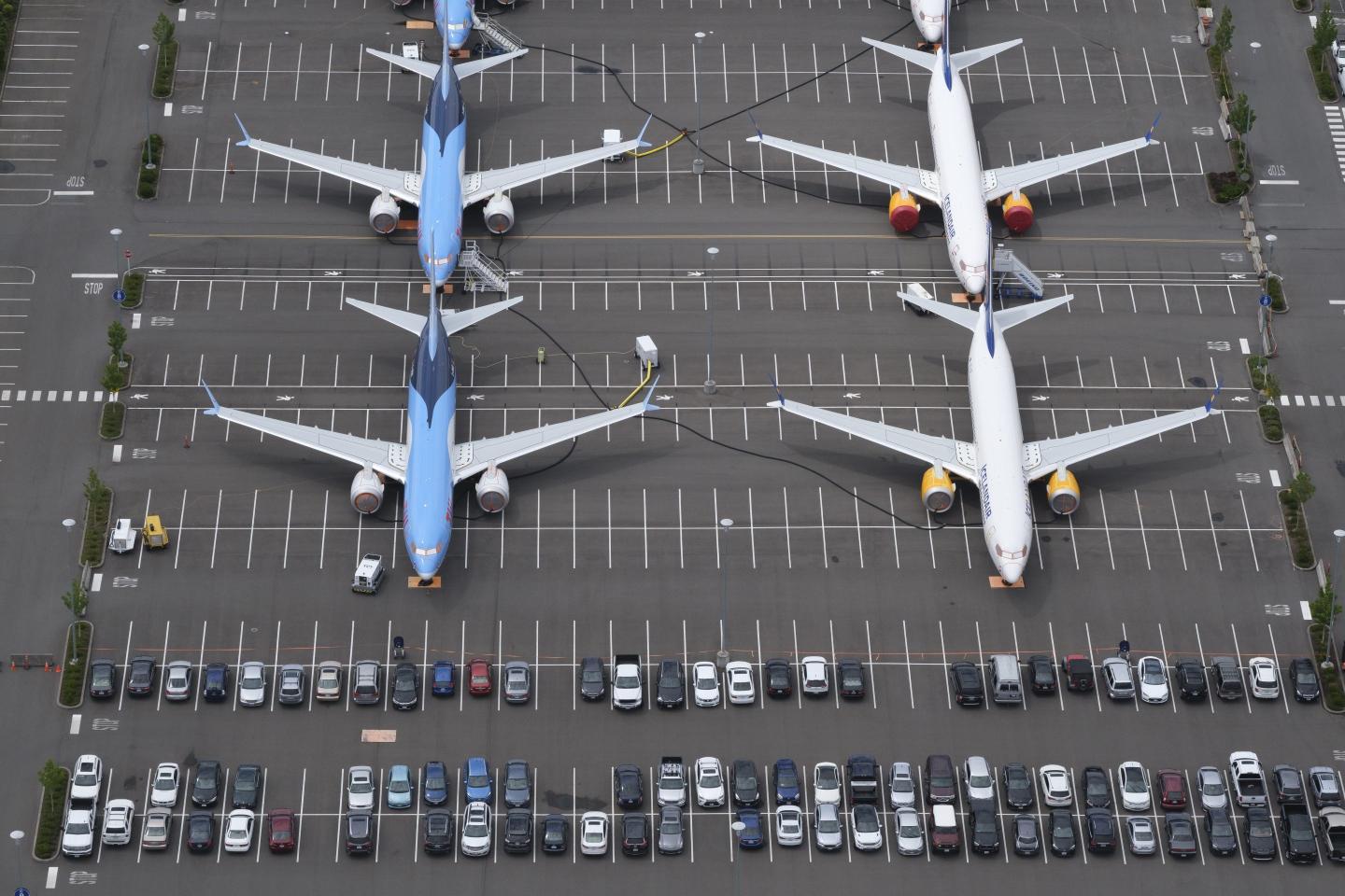 Boeing 737 MAX Planes grounded