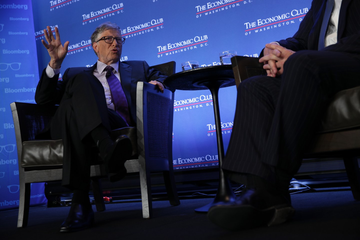 Bill Gates Speaks At The Economic Club Of Washington DC