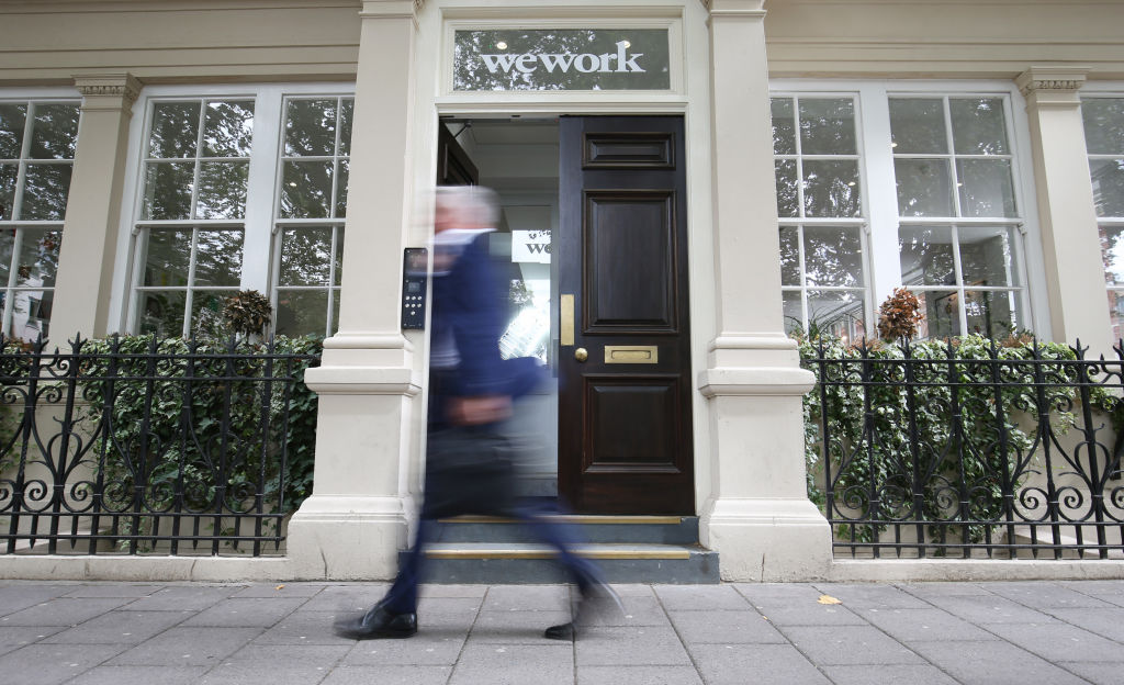 A WeWork, at Soho Square, London. The company has grown to become London's largest landlord