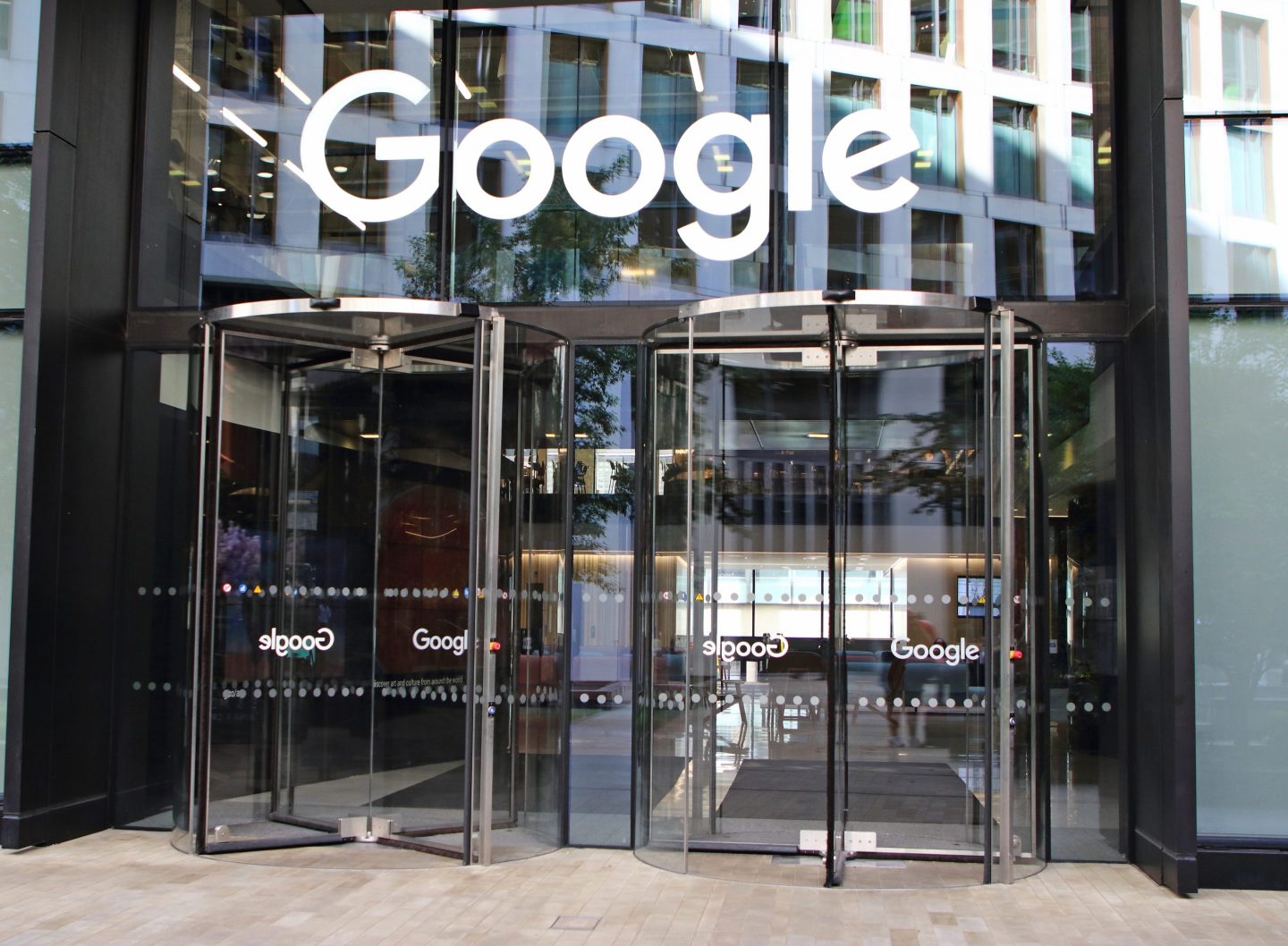 Global internet search company Google office in the recently