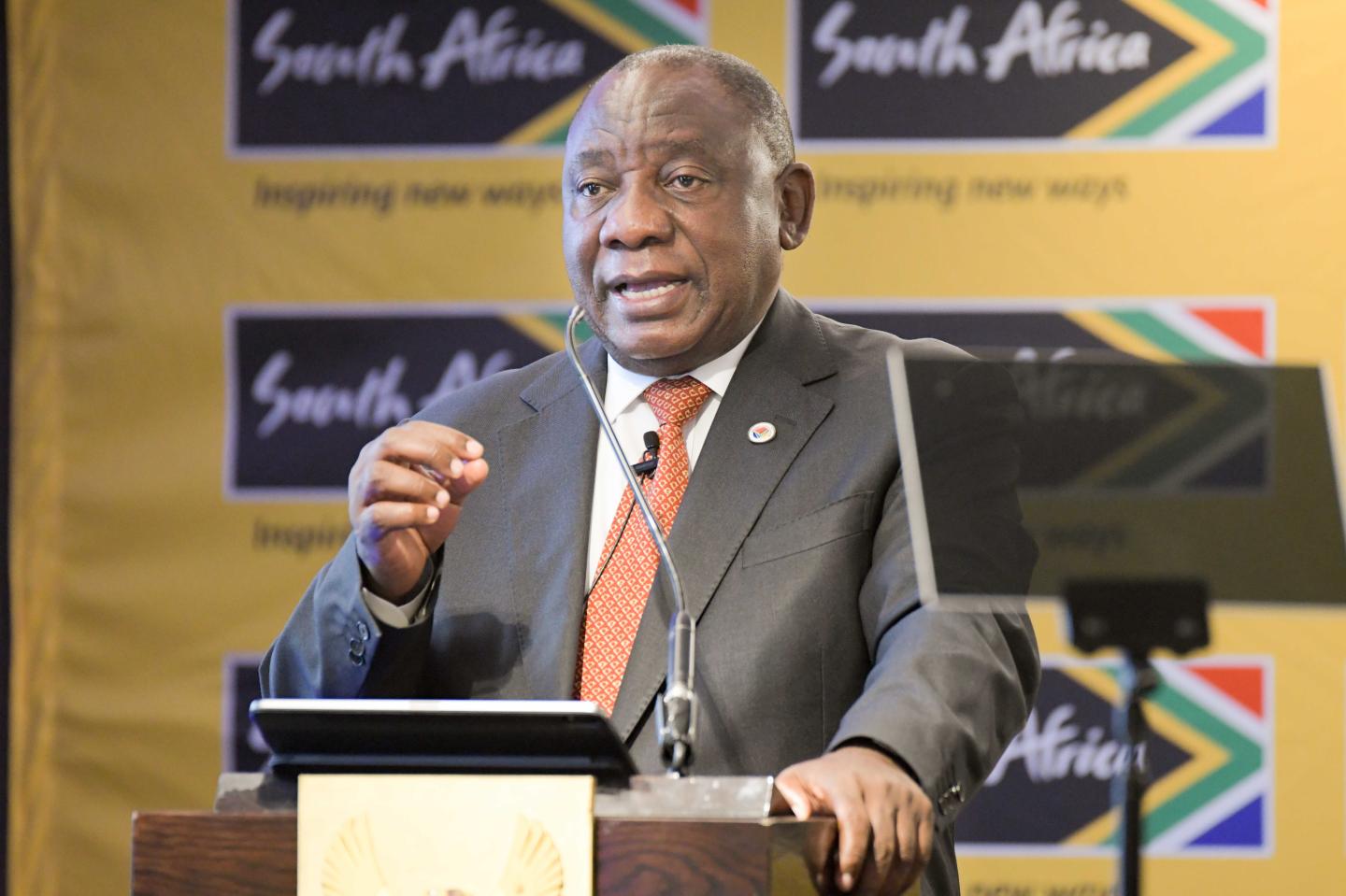 South African President Cyril Ramaphosa