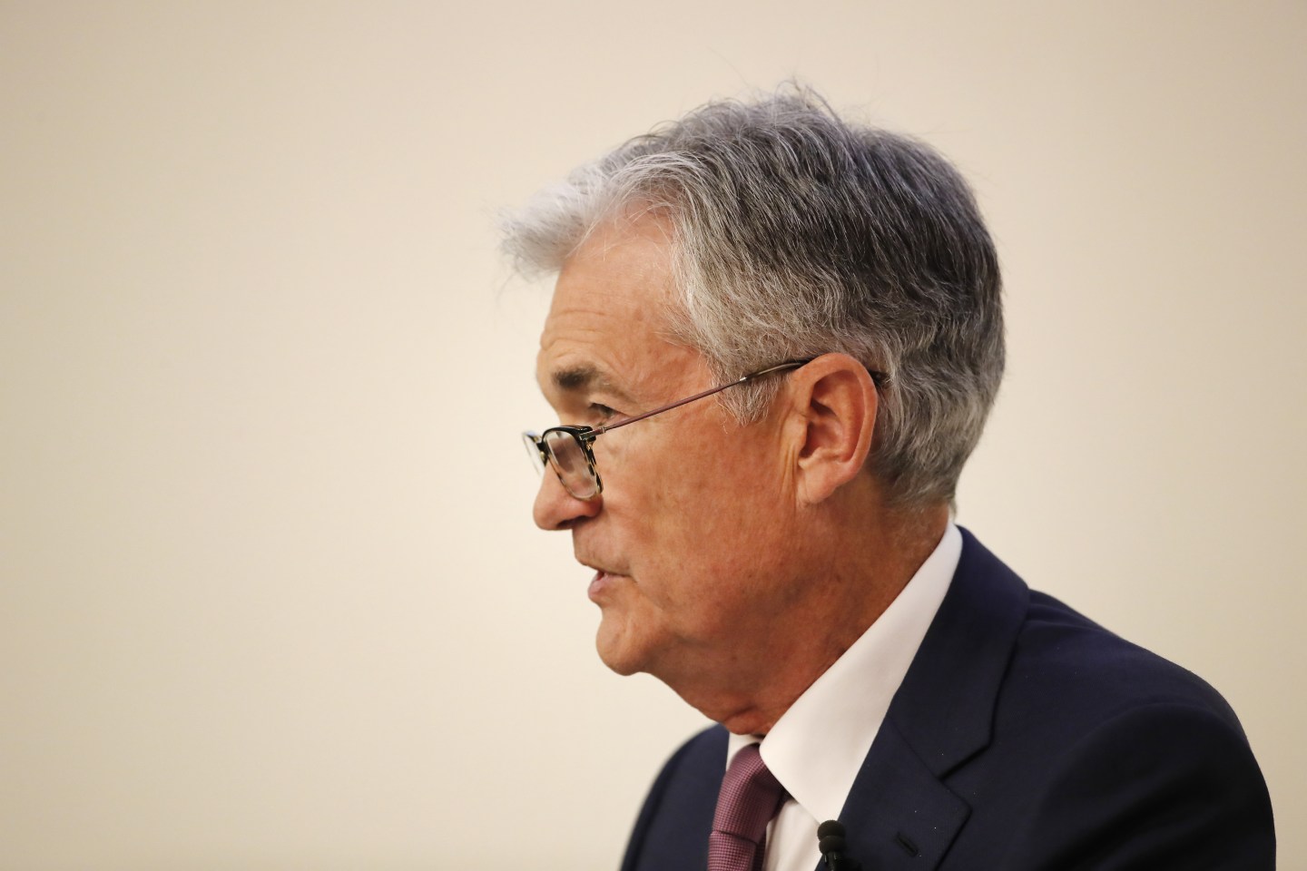 Jerome Powell, chairman of the U.S. Federal Reserve, speaks during an event at the University of Zurich in Zurich, Switzerland, on Friday, Sept. 6, 2019.