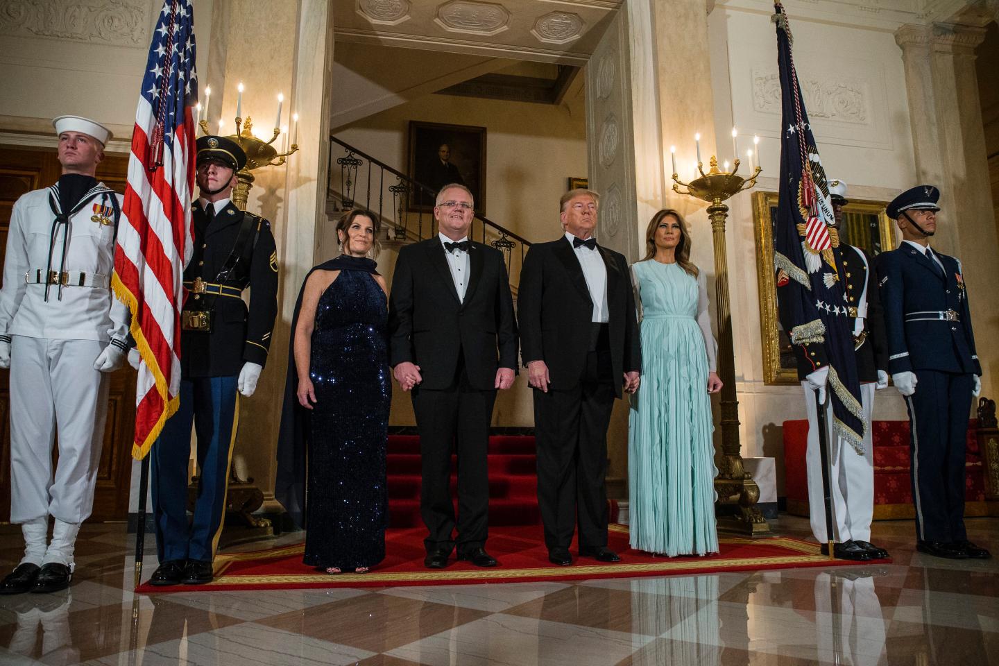 President Trump Welcomes Australian Prime Minister Scott Morrison To The Washington On State Visit