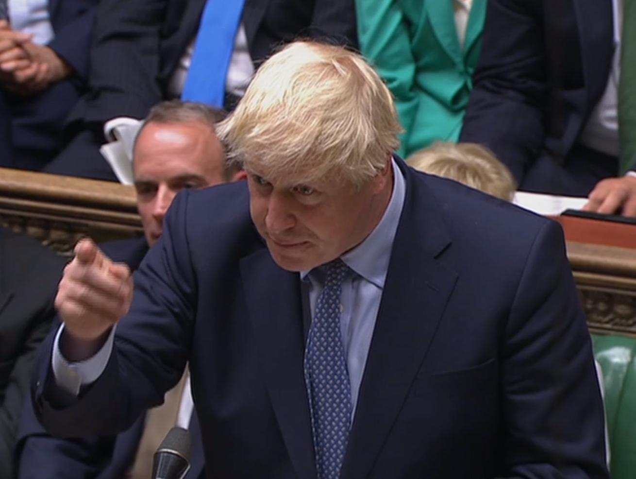 Prime Minister Boris Johnson speaks in the House of Commons, London, after judges at the Supreme Court ruled that his advice to the Queen to suspend Parliament for five weeks was unlawful.