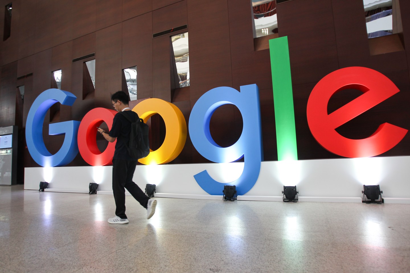 People attend Google Developer Days (GDD) China 2019 on September 10, 2019 in Shanghai, China.