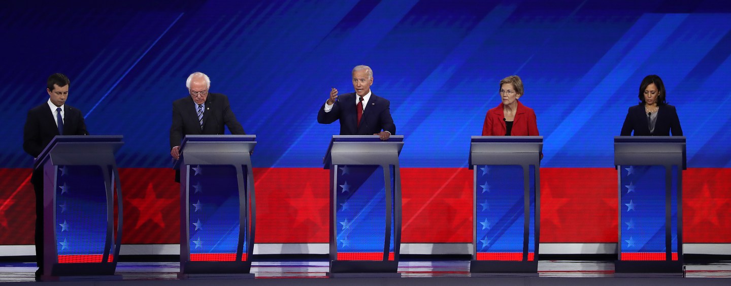 Democratic Presidential Candidates Participate In Third Debate In Houston