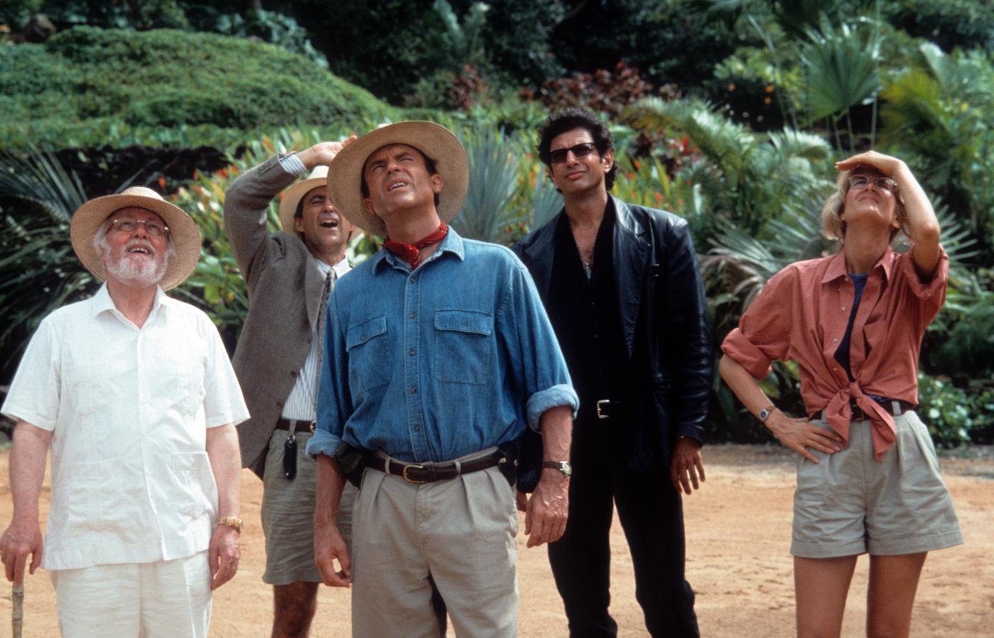 Laura Dern And Sam Neill In 'Jurassic Park'