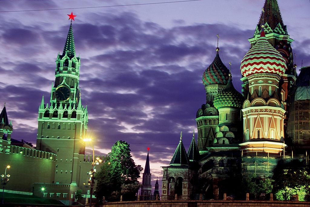 Saint Savior tower in Moscow, Russia