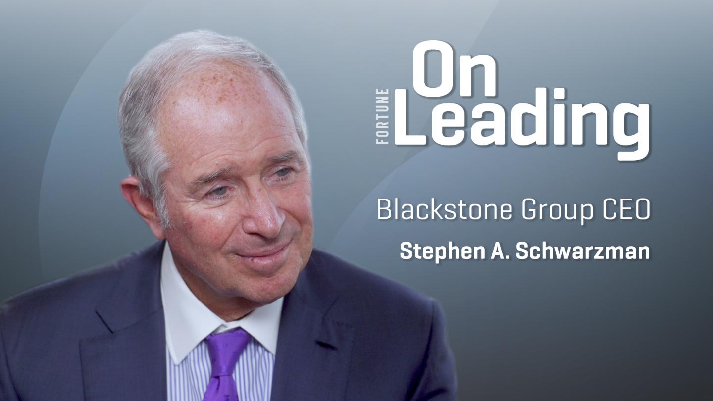 Blackstone CEO’s Leadership Lesson: Think Big and Never Give Up