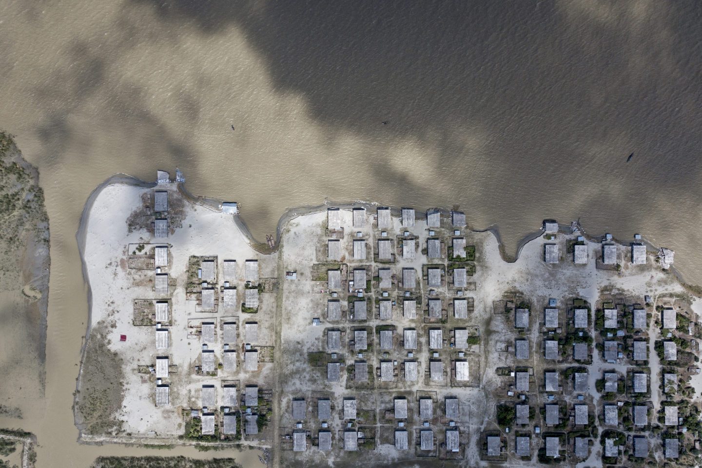 aerial view flooding Bangladesh 2019