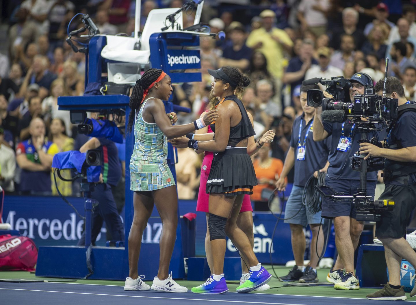 coco gauff naomi osaka US open post match