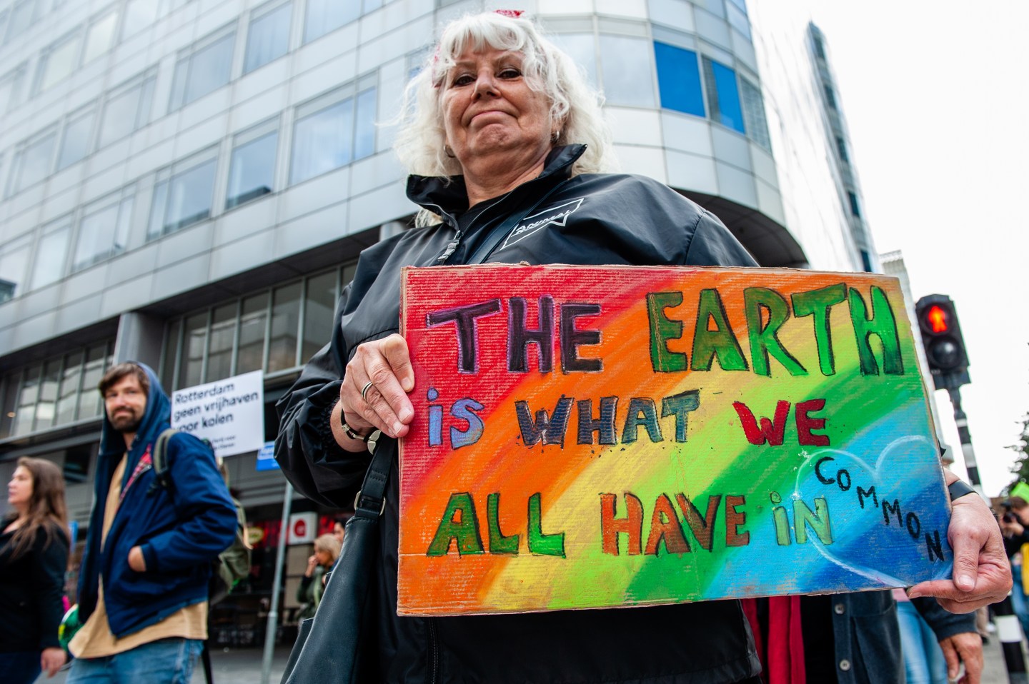 Climate March In Rotterdam During The World Harbor Days Festival