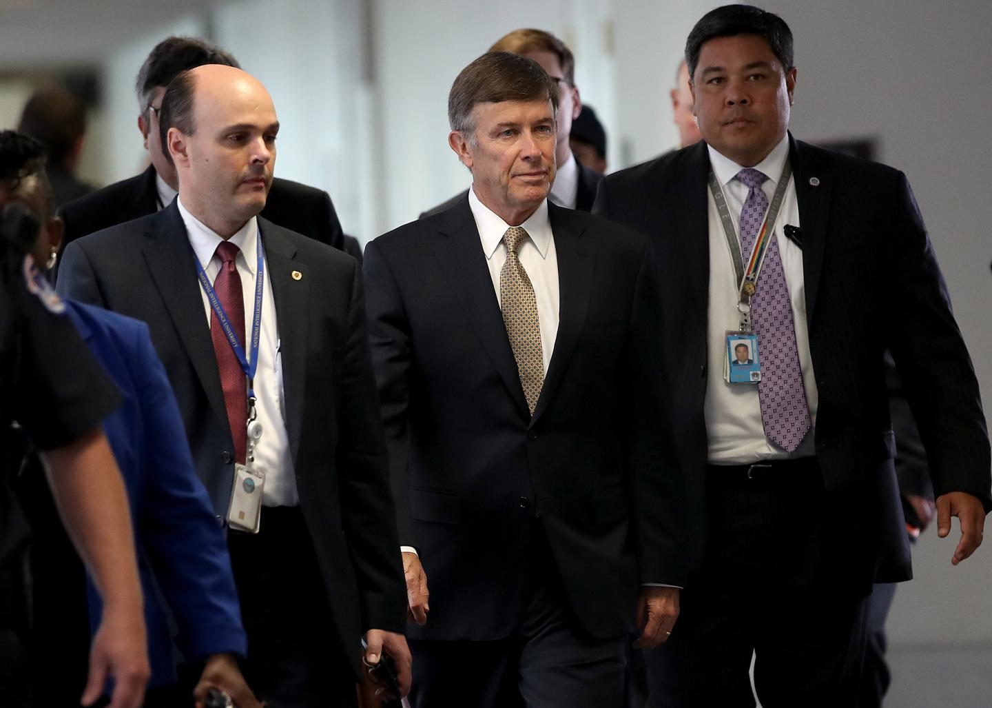 Acting Director of National Intelligence Joseph Maguire Meets With Senate Lawmakers Behind Closed Doors