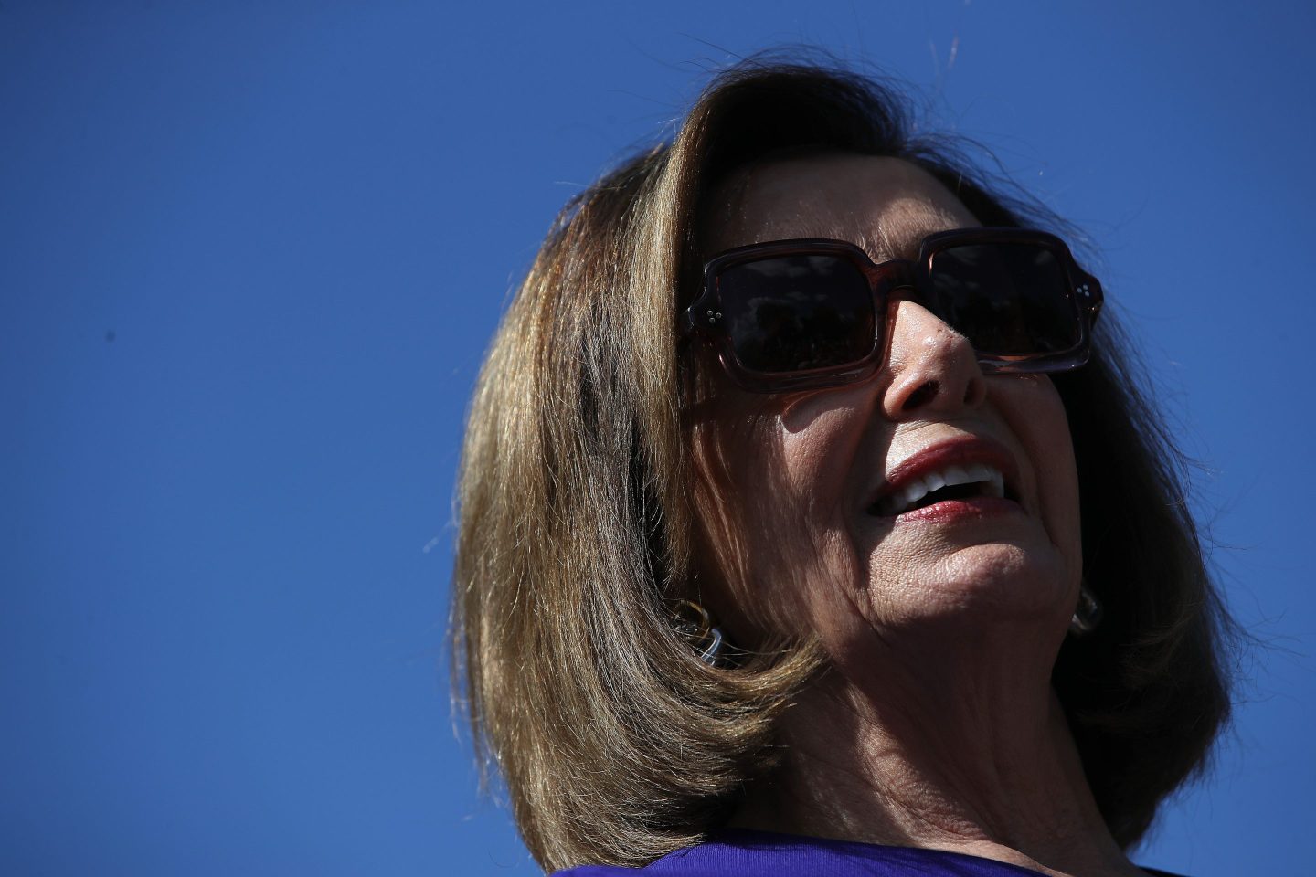 House Speaker Nancy Pelosi Attends AFL-CIO Rally At The Capitol