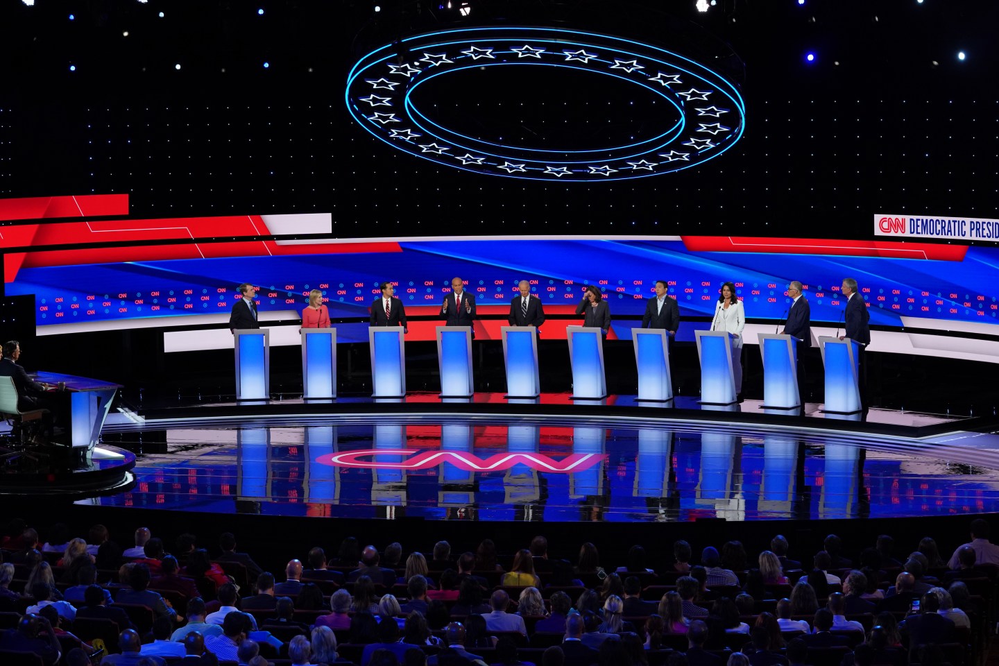 Democratic Presidential Candidates Debate In Detroit Over Two Nights