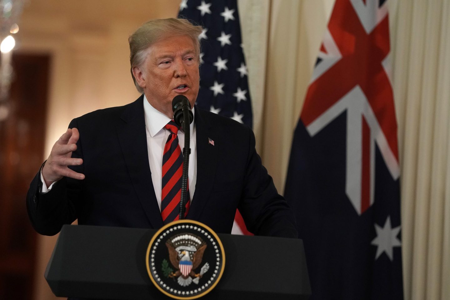 President Trump Welcomes Australian Prime Minister Scott Morrison To The Washington On State Visit