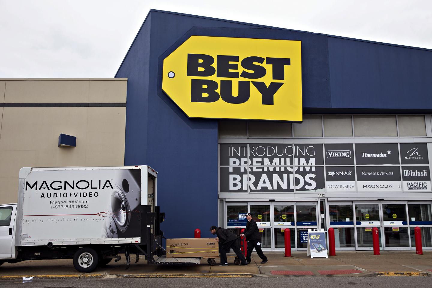 Best Buy-Delivery Truck-Free Shipping