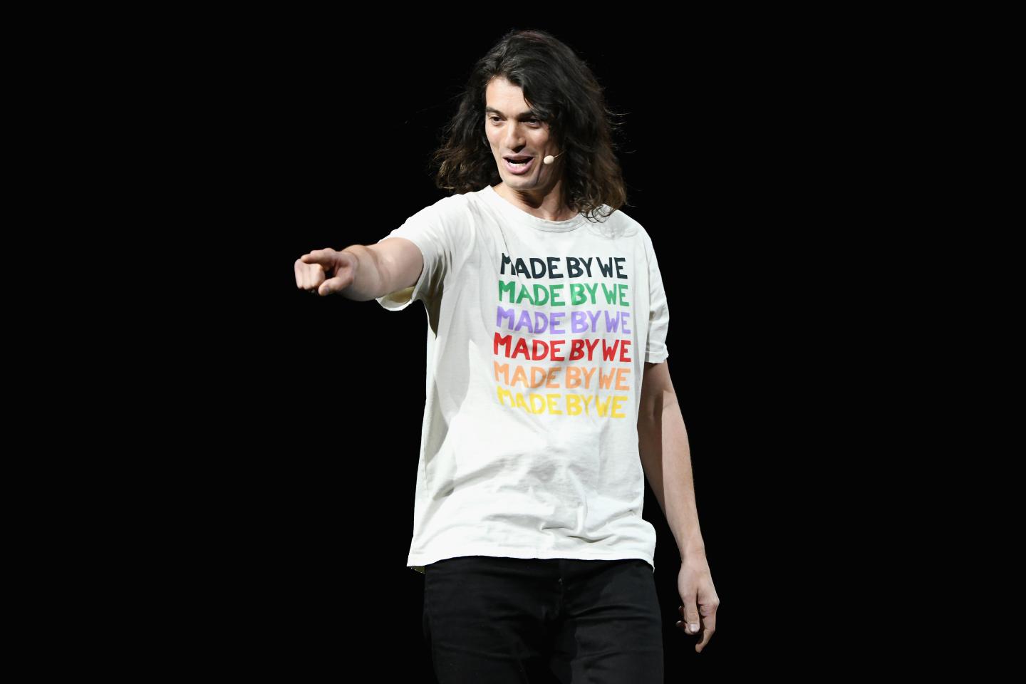 LOS ANGELES, CA - JANUARY 09: Adam Neumann speaks onstage during WeWork Presents Second Annual Creator Global Finals at Microsoft Theater on January 9, 2019 in Los Angeles, California. (Photo by Michael Kovac/Getty Images for WeWork)