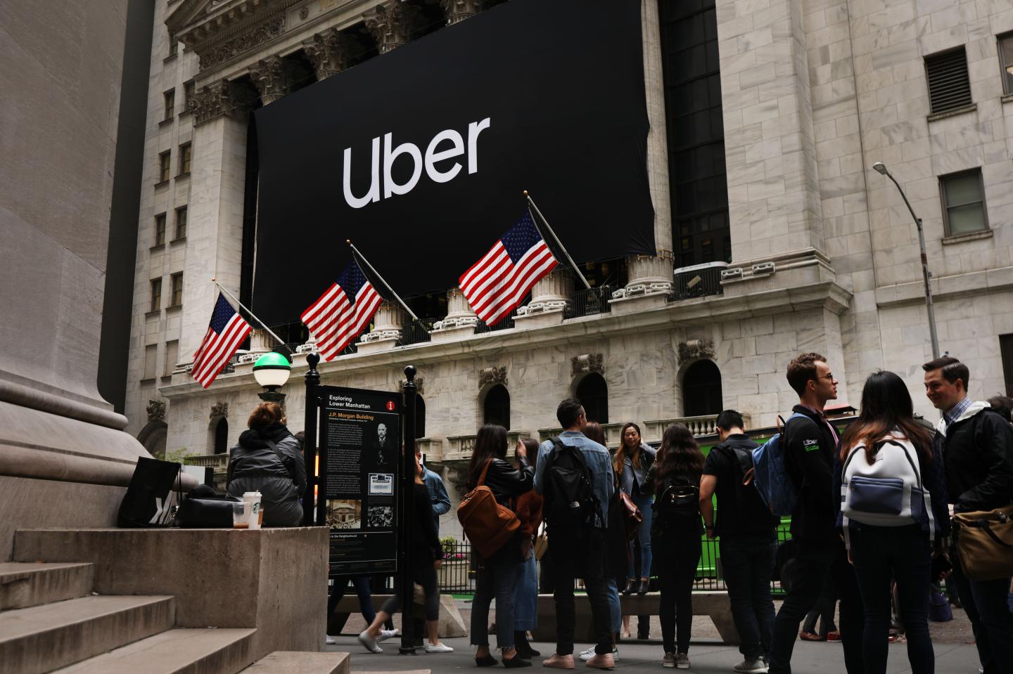 Uber Begins First Day Of Trading At New York Stock Exchange