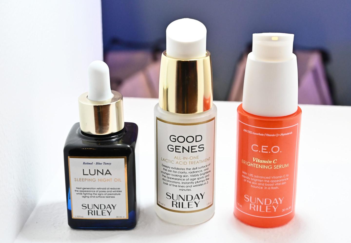 Sunday Riley products