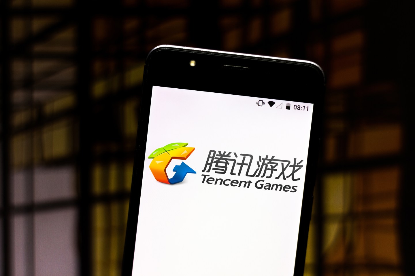 BRAZIL - 2019/07/17: In this photo illustration the Tencent Games logo is seen displayed on a smartphone. (Photo Illustration by Rafael Henrique/SOPA Images/LightRocket via Getty Images)