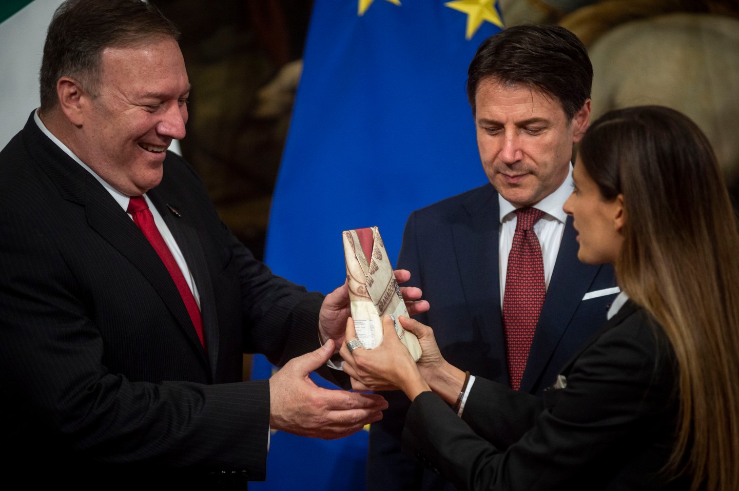 Italian Prime Minister Giuseppe Conte Meets United States Secretary of State Mike Pompeo