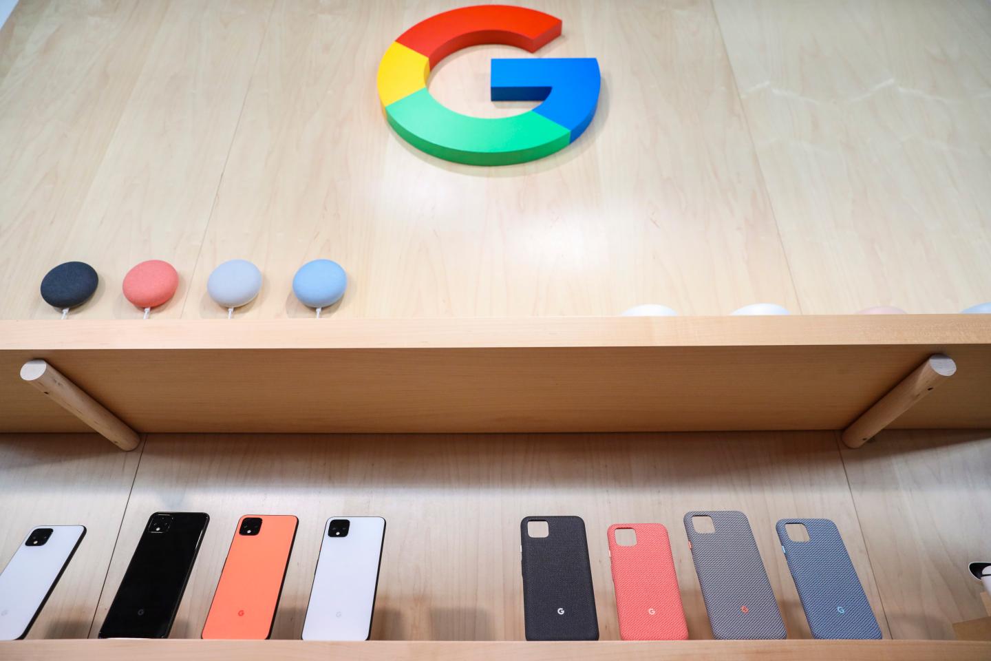 The new Google Pixel 4 smartphone
